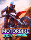 Motorbike stunt riding