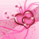Coeurs multiples rose bonbon