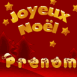 Joyeux no�l rouge et or