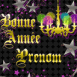 Bonne Ann�e noir et or