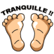 Pieds "tranquille" anims