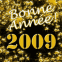 "Bonne anne 2009" en or massif