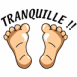 Doigts de pieds en �ventail "Tranquille!!"