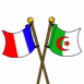 France et Algrie (drapeaux flottants)