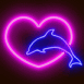 Non dauphin dans un coeur